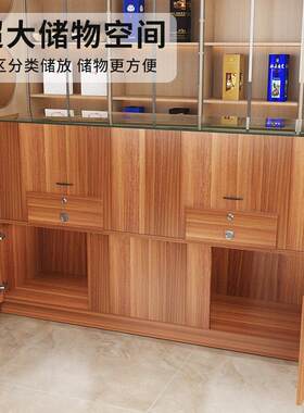 新款超市烟柜展示柜台烟柜便利店玻璃烟柜货架带收银组合可加锁柜