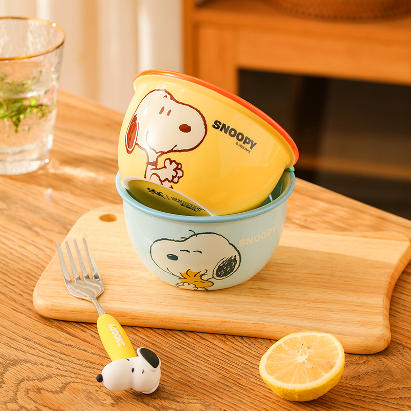 正版授权史努比饭碗陶瓷正品