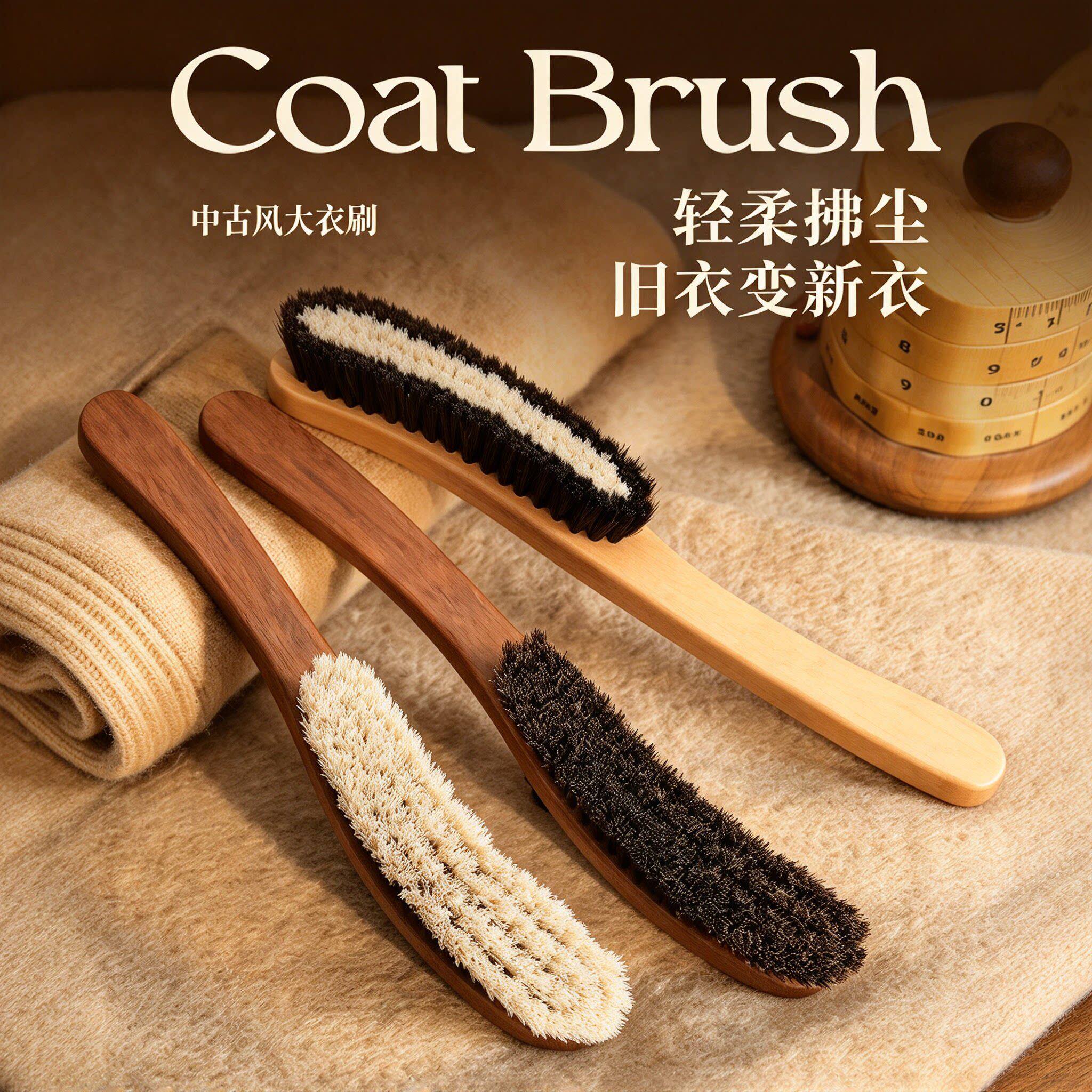 马鬃羊毛羊绒专用去毛护理刷