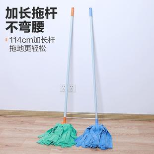 拖布懒人地拖 茶花吸水拖把纤维一拖净木地板墩布家用拖地布条老式