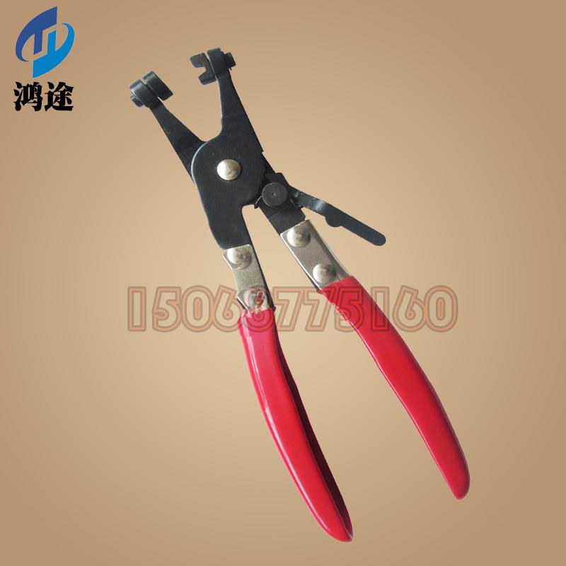 9件套汽车汽车水管拆卸钳 可弯式直型喉式管束夹钳 卡箍钳 卡扣钳