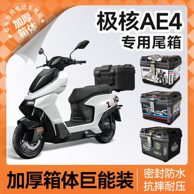 极核ae4专用尾箱电动车后备箱zeeho电动车电动机车靠背尾架改装配