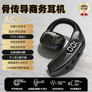 【支持插内存卡】无线蓝牙耳机开放式不入耳运动开车通话超长续航