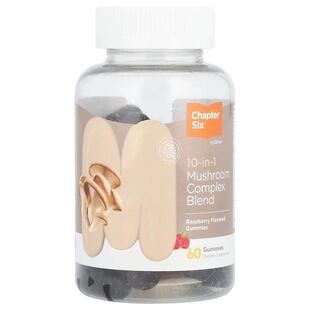 Chapter Mushroom Gummies Raspberr Blend Six Complex
