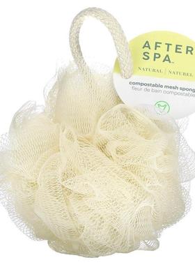 AfterSpa,Compostable Mesh Sponge, 1 Sponge