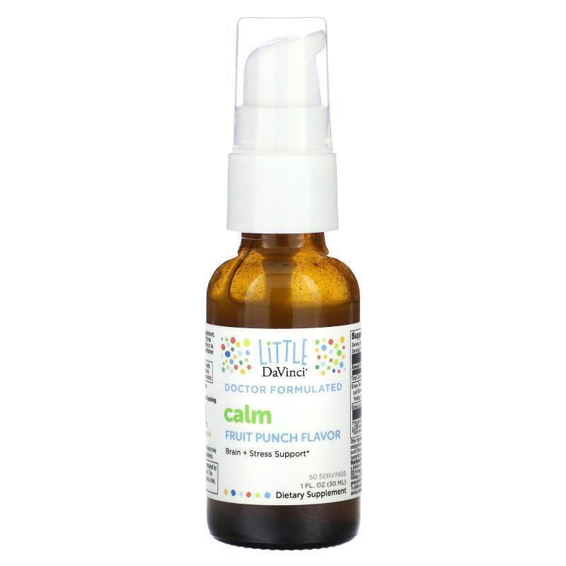 Little DaVinci,舒缓液体，水果宾治，1 液量盎司（30 毫升）