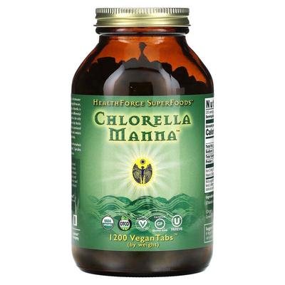 HealthForce Superfoods,Chlorella Manna 小球藻，1200 片素食片