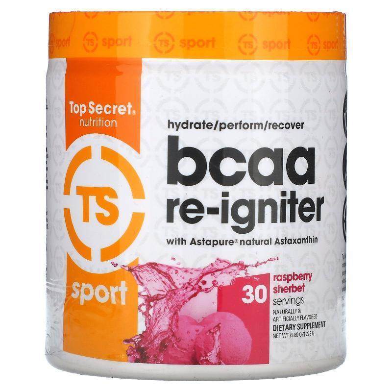 Top Secret Nutrition, LLC,Sport, BCAA Re-Igniter with Astapu