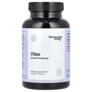 Wholesome Story,Vitex, Chaste Tree Berry, 500 mg, 120 Vegeta
