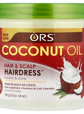 ORS,Coconut Oil™ Hair & Scalp Hairdress™, 5.5 oz (156 g)