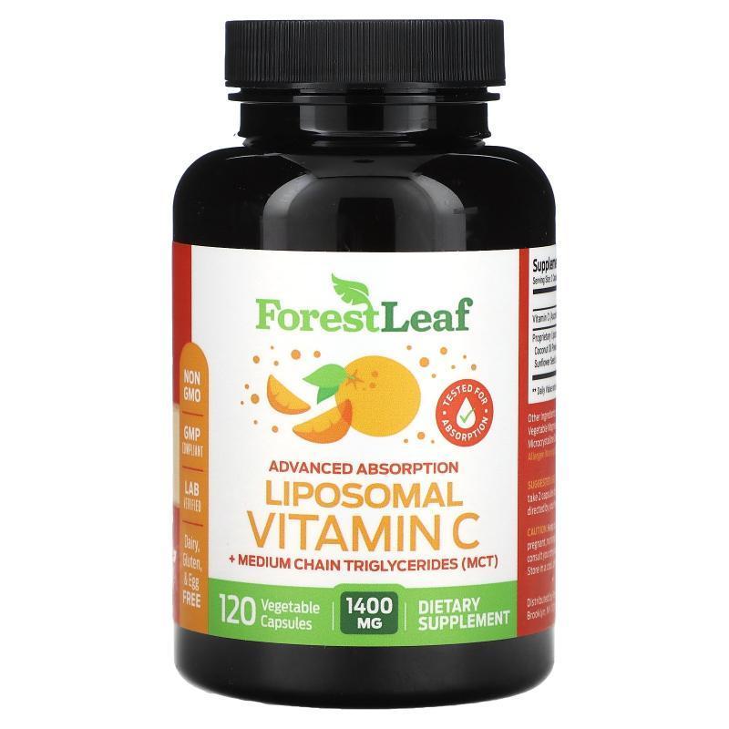Forest Leaf,Liposomal Vitamin C, 700 mg, 120 Vegetable Capsu