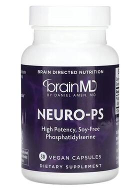 BrainMD大脑健康膳食补剂Neuro-PS磷脂酰丝氨酸