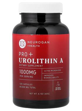 Neurogan Health,Pro+ Urolithin A, 120 Capsules (500 mg per C