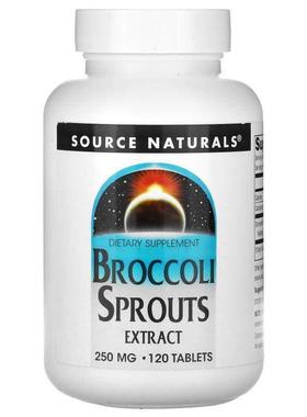 源美,Broccoli Sprouts Extract, 125 mg, 120 Tablets