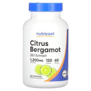 Nutricost,Citrus Bergamot, 600 mg, 120 Capsules