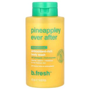 After Antioxidant Rich b.fresh Wash Ever Body Pineappley