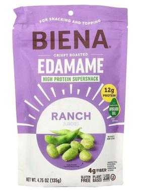 BIENA,Crispy Roasted Edamame, Ranch, 4.75 oz (135 g)