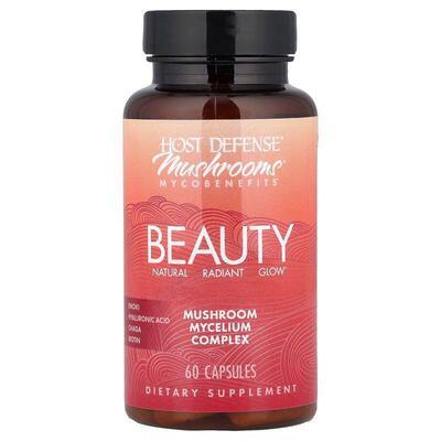 Fungi Perfecti 主体防御,Mushrooms™ Mycobenefits, Beauty, 60