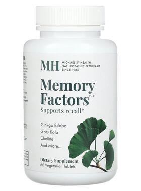 Michael's Naturopathic,Memory Factors, 60 Vegetarian Tablets