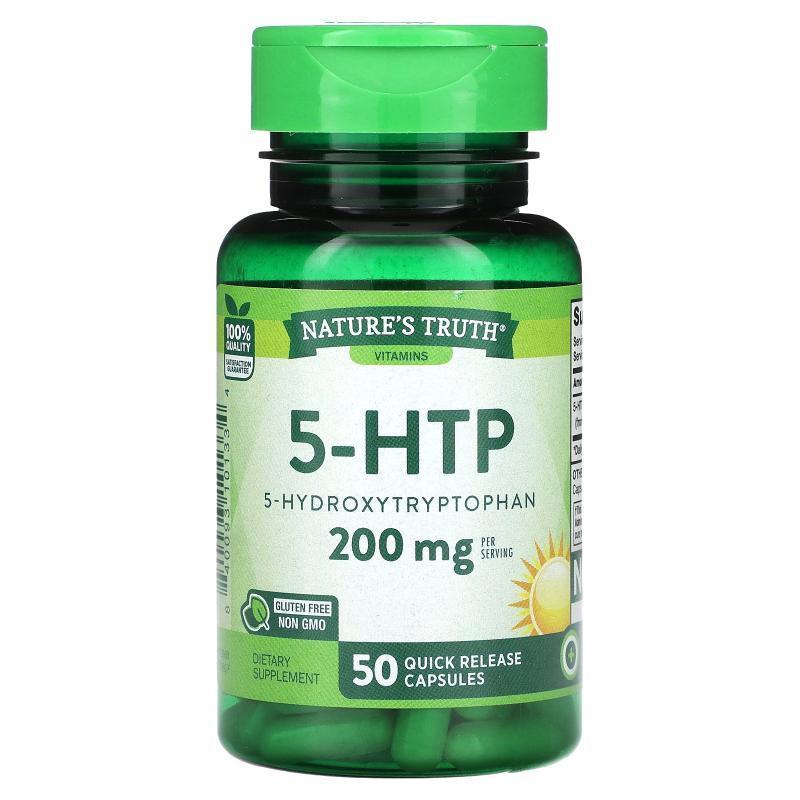 Nature's Truth,5-HTP, 100 mg, 50 Quick Release Capsules