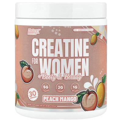 炽天使,Creatine for Women + Booty & Beauty, Peach Mango,