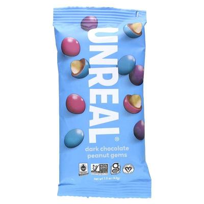 Unreal,黑巧克力花生宝石糖，1.5 盎司（43 克）