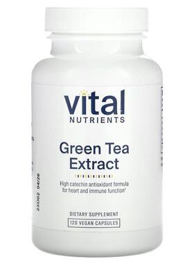 Vital Nutrients,Green Tea Extract, 120 Vegan Capsules
