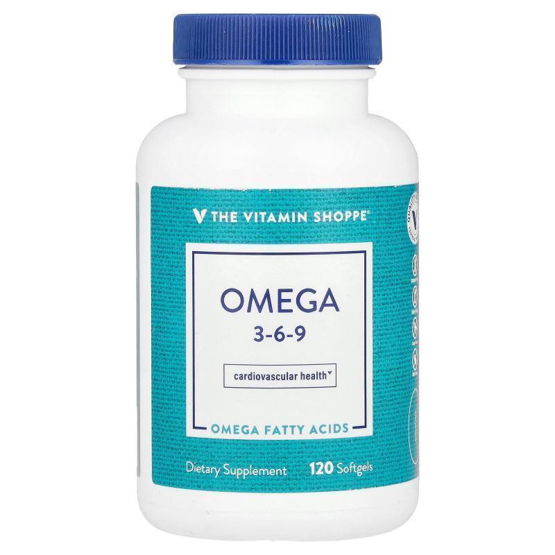 The Vitamin Shoppe,Omega 3-6-9, 120 Softgels