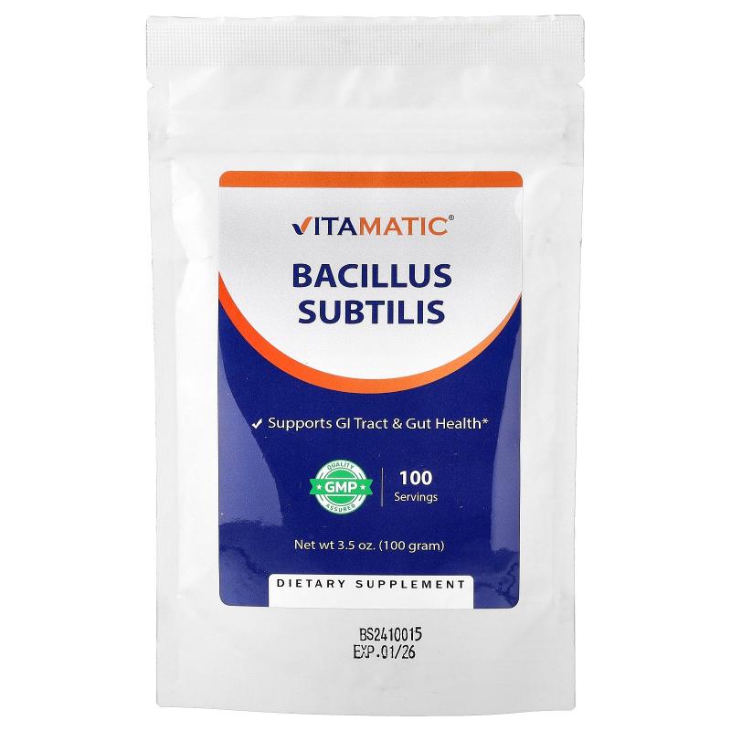 Vitamatic,Bacillus Subtilis, 3.5 oz (100 g)