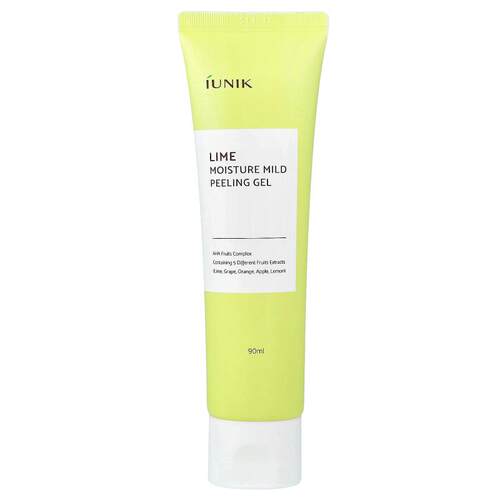 iUNIK,Lime Moisture Mild Peeling Gel, All Skin Types, 3.04 f