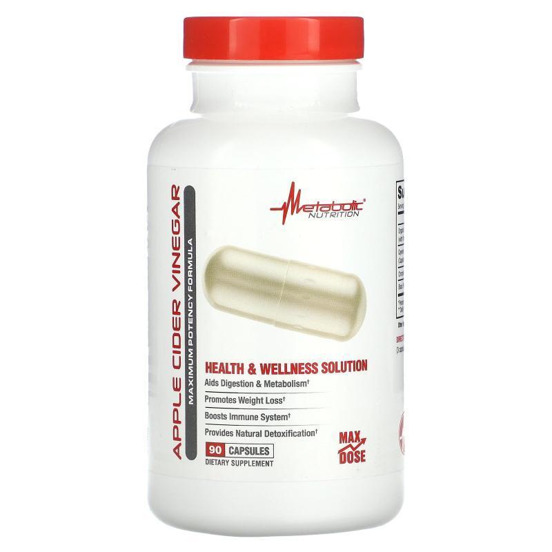 Metabolic Nutrition,苹果醋，90粒胶囊