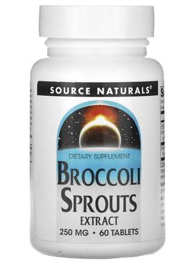 源美,Broccoli Sprouts Extract, 125 mg, 60 Tablets