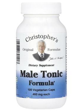 Christopher's Original Formulas,男性补气配方，460 毫克，100