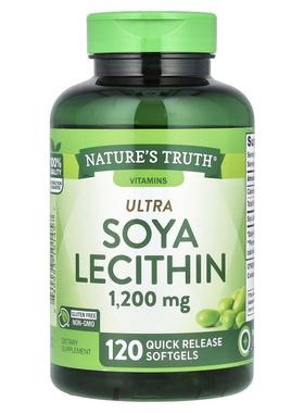 Nature's Truth,Ultra Soya Lecithin, 1,200  mg, 120 Quick Rel