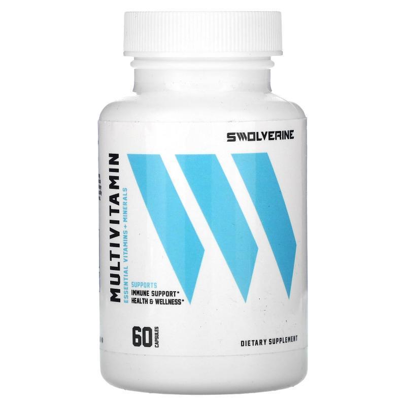 Swolverine,Multivitamin, 60 Capsules