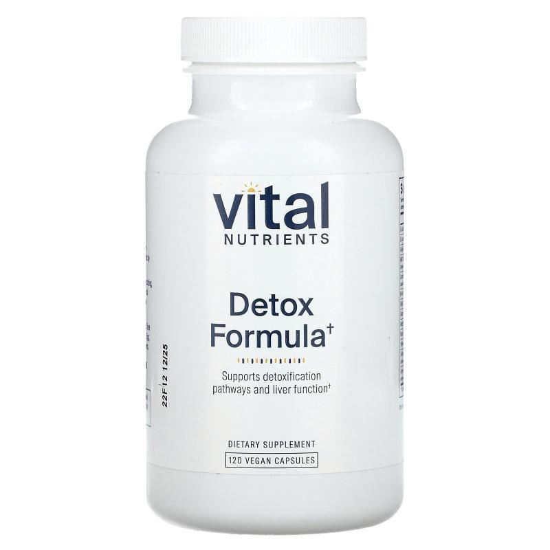 Vital Nutrients,Detox Formula, 120 Vegan Capsules