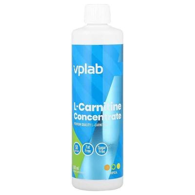 Vplab,L-Carnitine Concentrate, Tropical , 500 ml