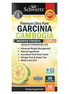 BioSchwartz,Garcina Cambogia, Maximum Strength, 1,600 mg, 60