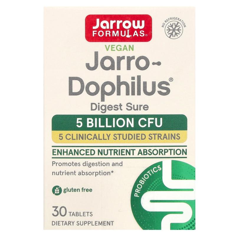 杰诺,Jarro-Dophilus，Digest Sure，30 片双层片剂