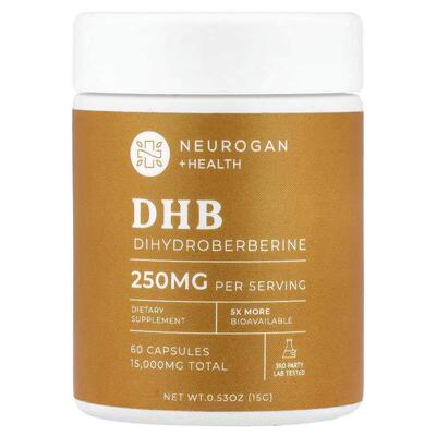 Neurogan Health,DHB, 250 mg, 60 Capsules