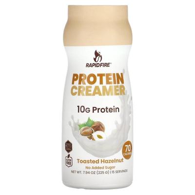 RAPIDFIRE,Protein Creamer, Toasted Hazelnut , 7.94 oz (225 g