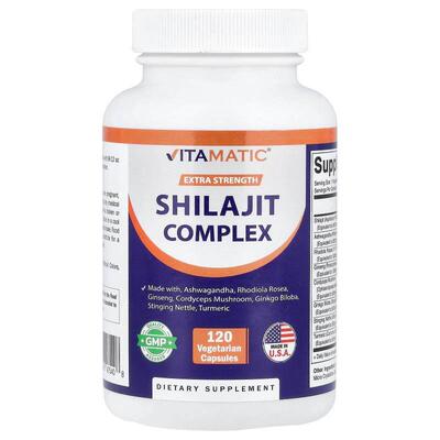 Vitamatic,Shilajit Complex, 120 Vegetarian Capsules