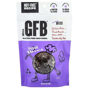 The GFB,Gluten Free Cookie Bites, Fudge Brownie, 4 oz (113 g