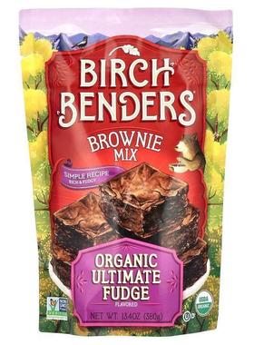 Birch Benders,Brownie Mix, Organic Ultimate Fudge, 13.4 oz (