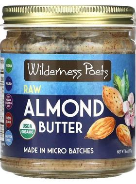 Wilderness Poets LLC,有机巴旦木酱，16 盎司（453 克）