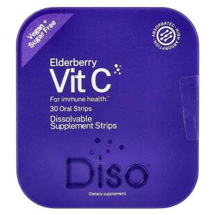 Oral Diso Strips Elderberry Vit