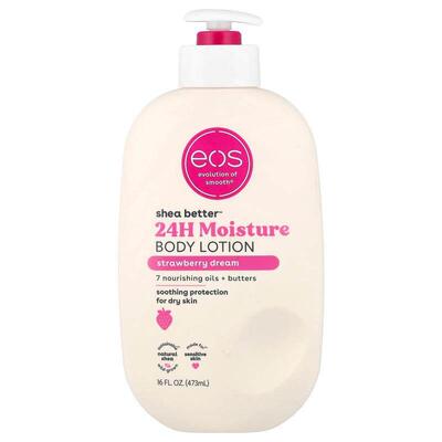 EOS,Shea Better™, 24H Moisture Body Lotion, Strawberry Dream