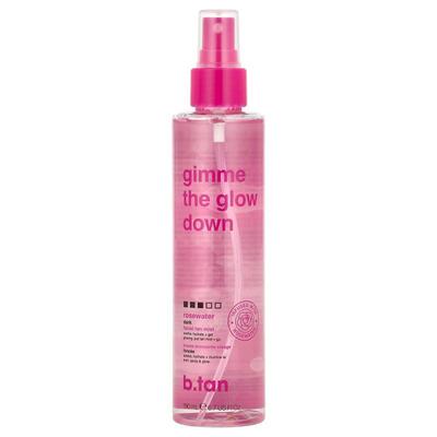 b.tan,Gimme The Glow Down, Dark, Facial Tan Mist, Rosewater,