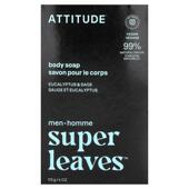 Leaves™ Body Soap 爱 Bar Super Men For 态度 Eucalyptus
