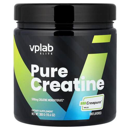 Vplab,Pure Creatine, Unflavored, 10.6 oz (300 g)